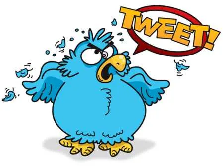 Političari na Twitteru i generalno stanje političkog marketinga na društvenim medijima u Srbiji 5 angry twitter bird